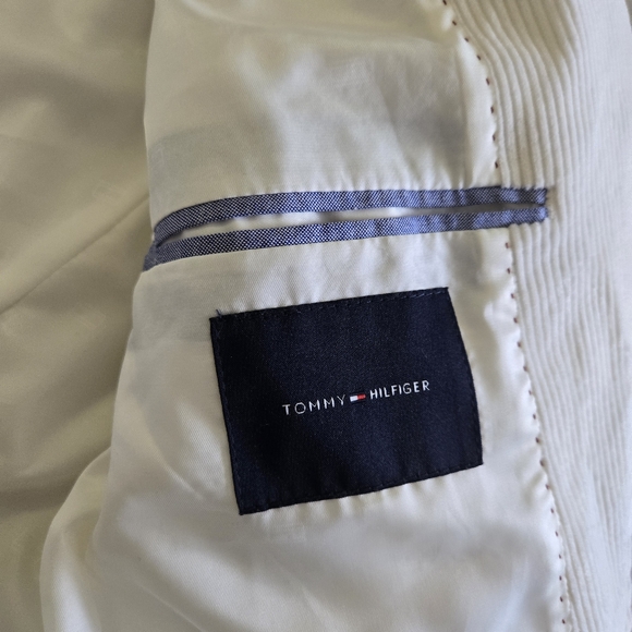 Tommy hilfiger White velvet Blazer - Picture 5 of 8